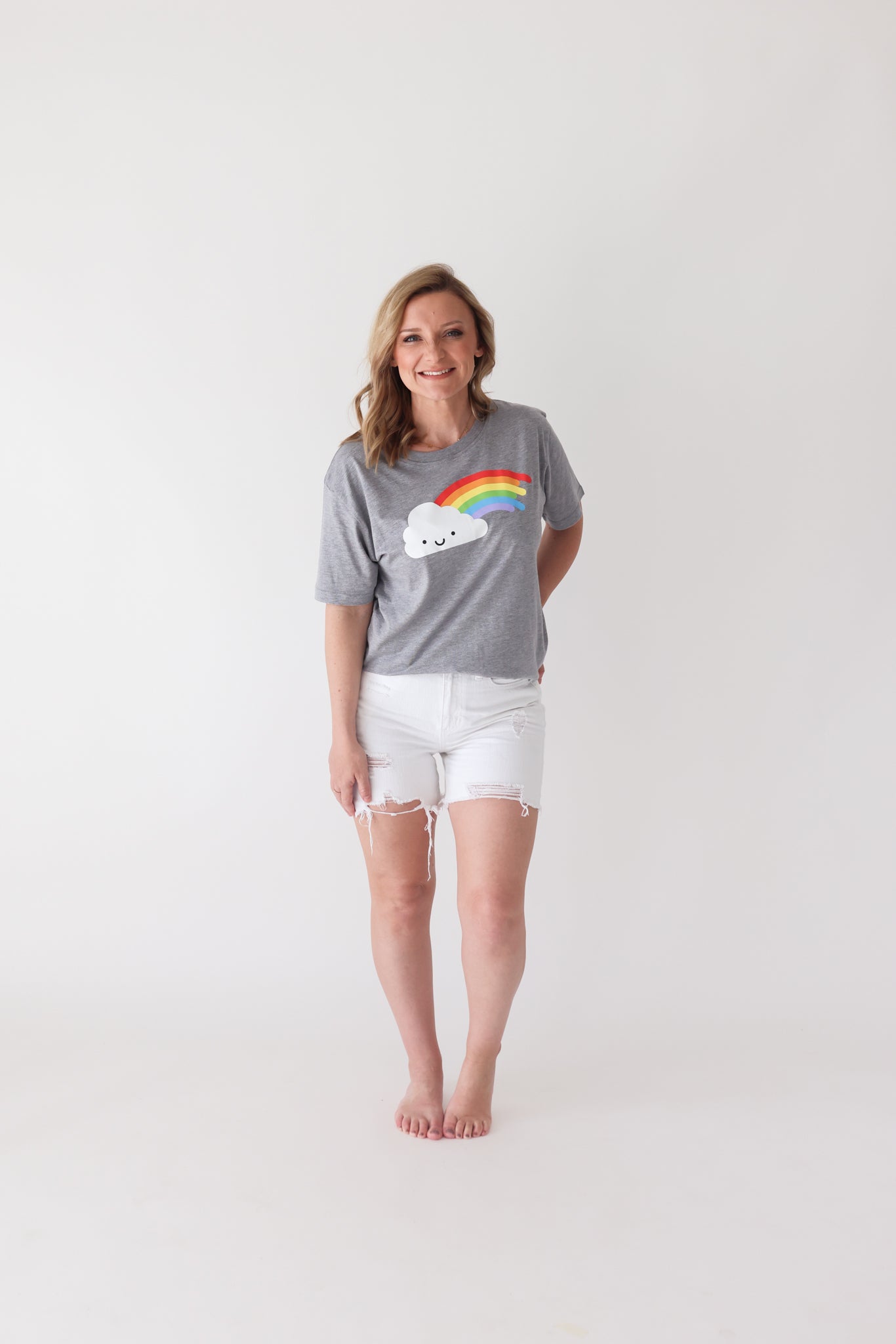 Adult Kawaii Rainbow T-Shirt