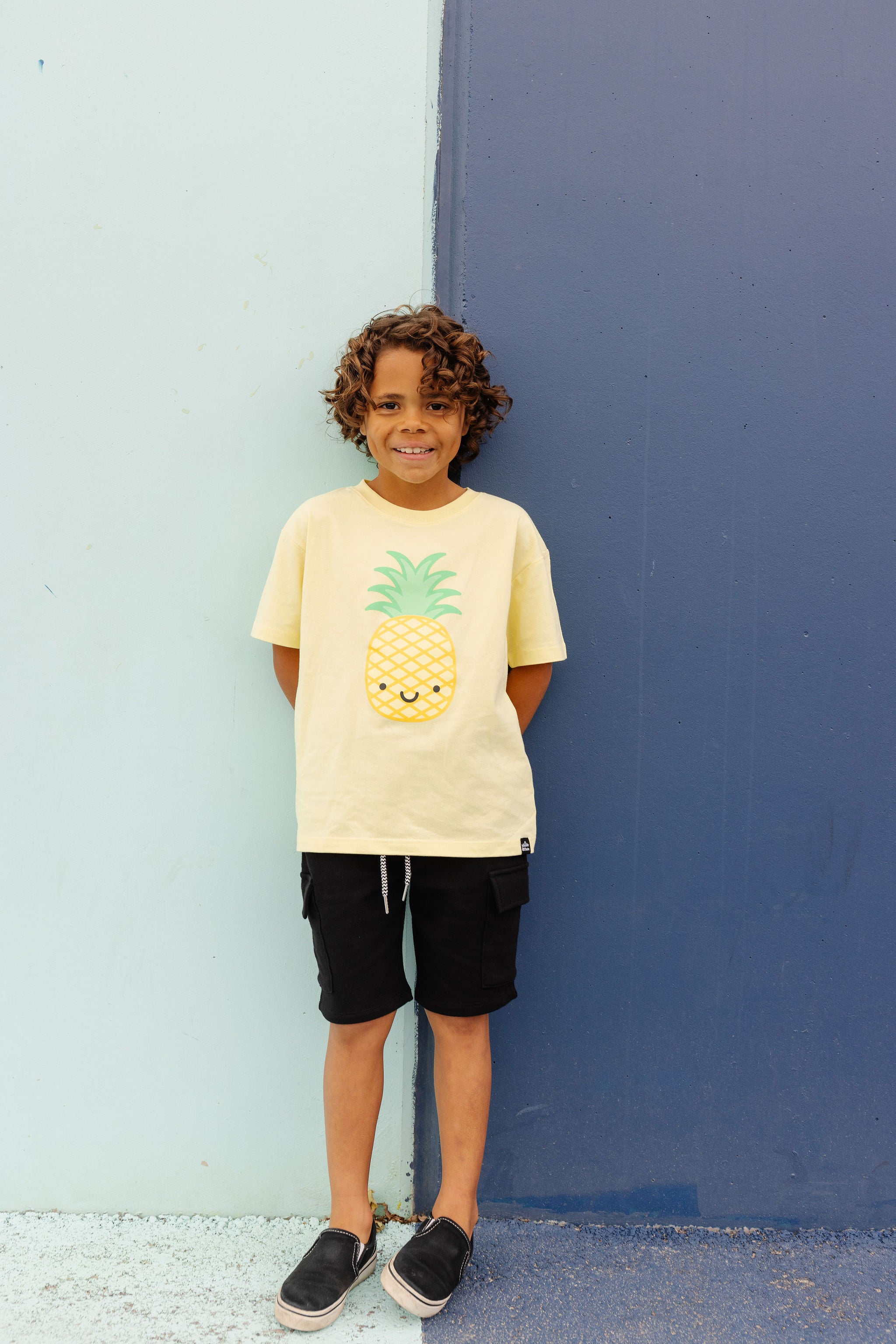 Kawaii Pineapple T-Shirt - Yellow