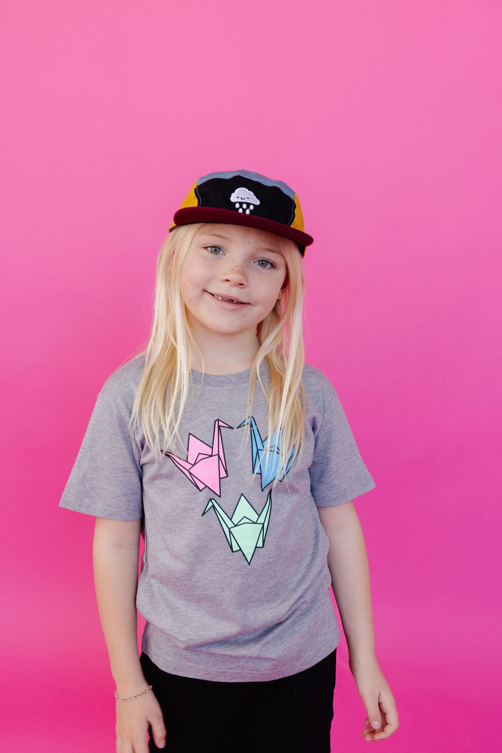 Neon Paper Cranes T-Shirt
