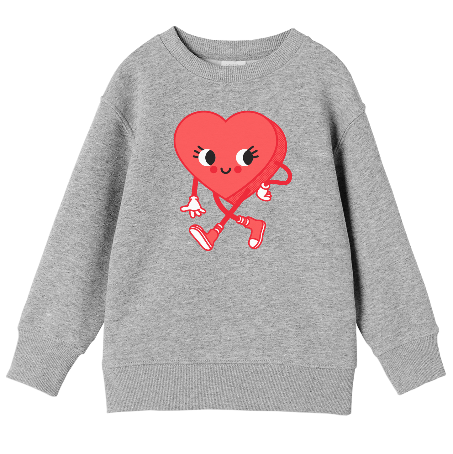 Adult Kawaii Heart Friend Sweatshirt