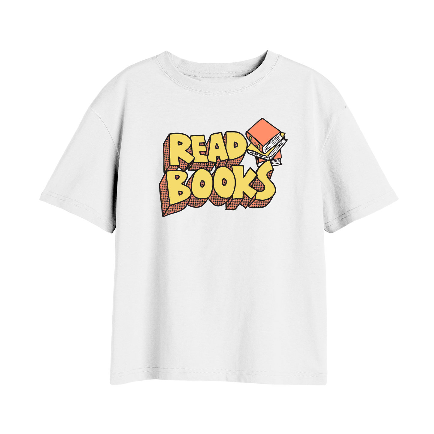 Adult Retro Read Books T-Shirt