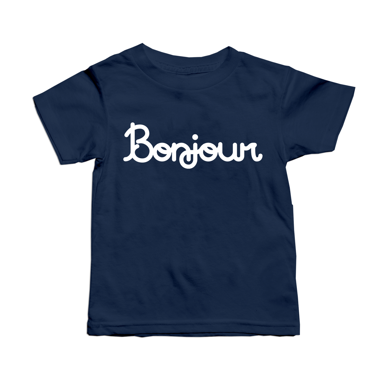 Bonjour T-Shirt - Navy