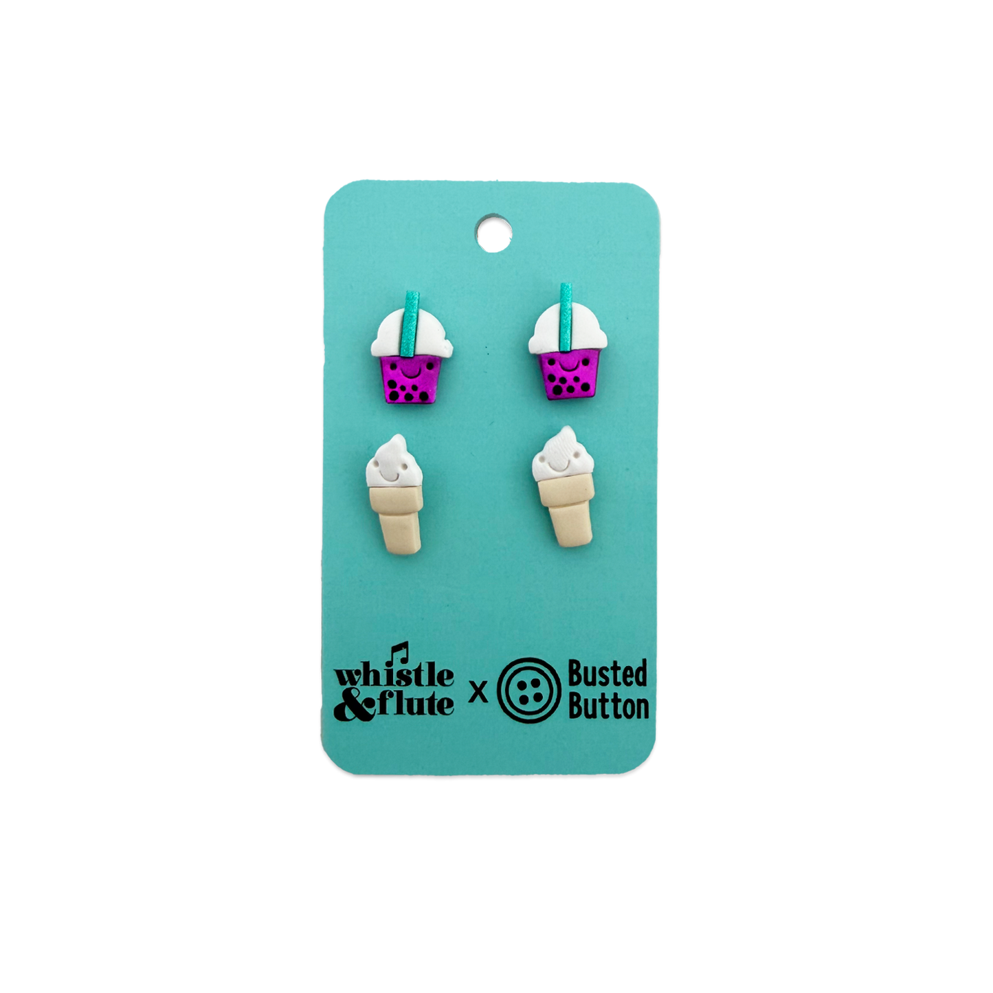 WHISTLE & FLUTE EARRINGS