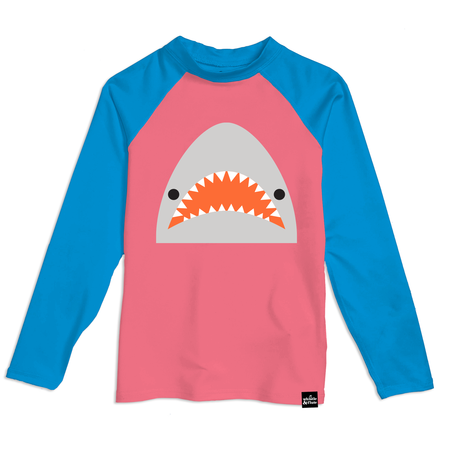 Kawaii Shark Swim UV Rashguard