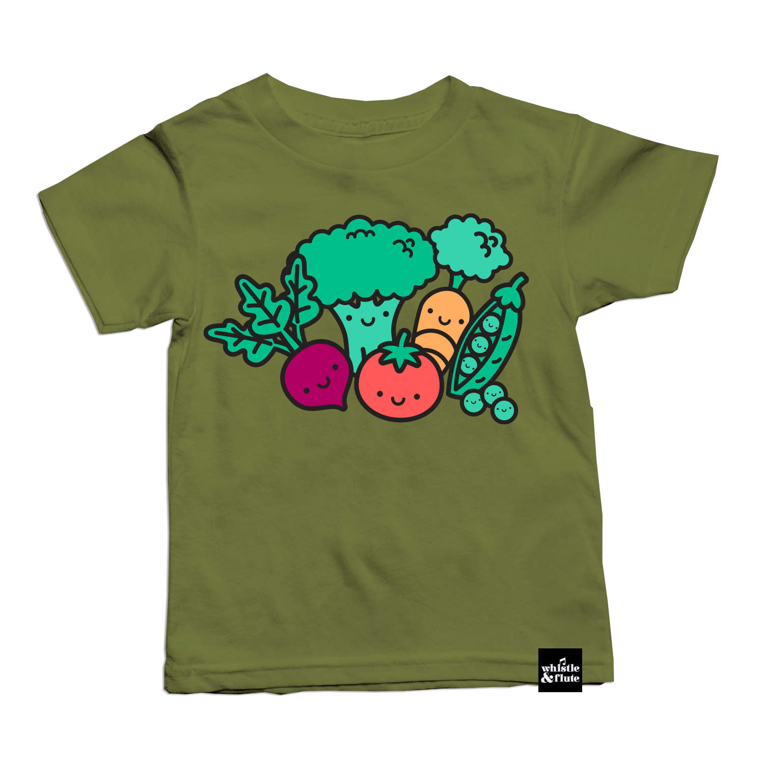 Kawaii Vegetables T-Shirt