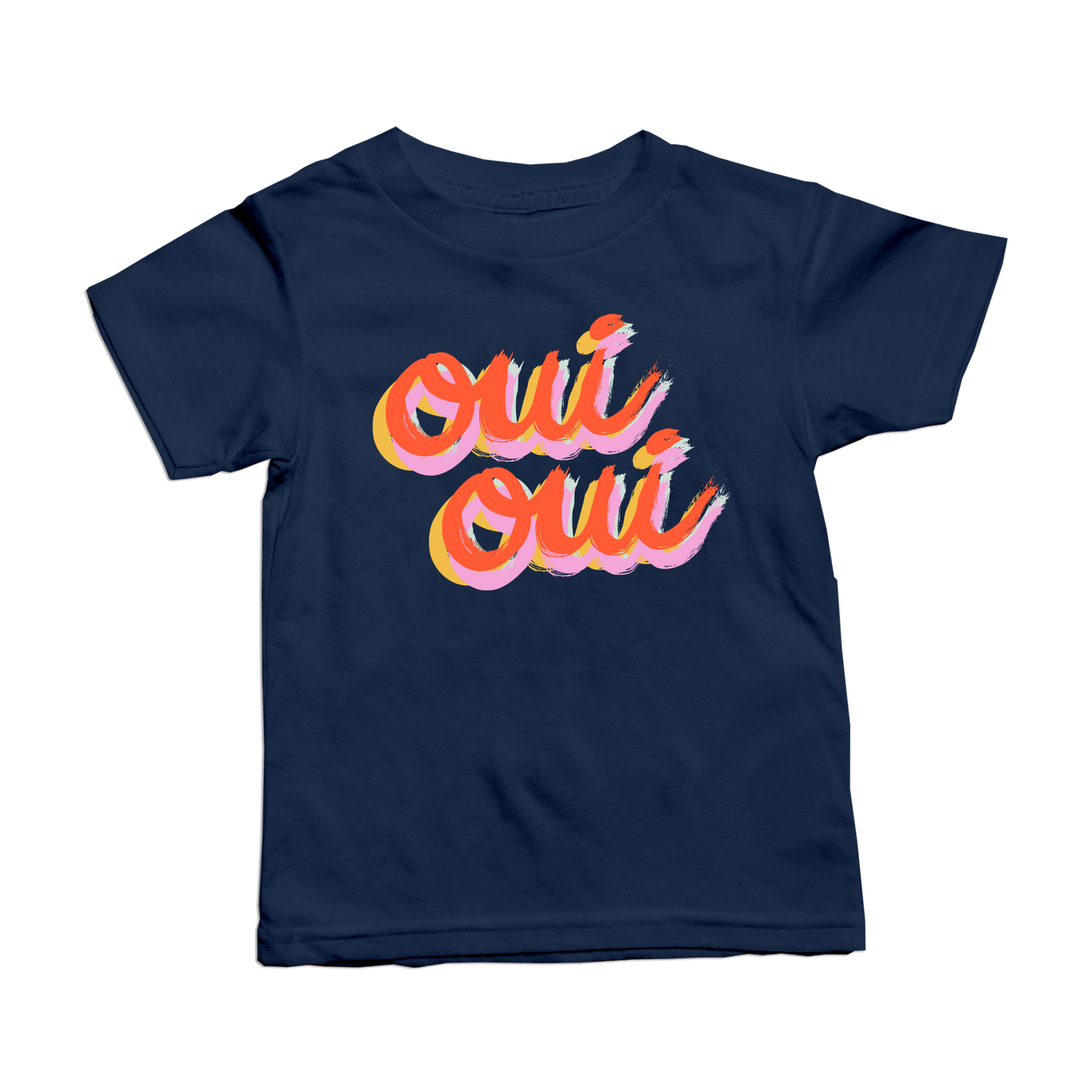 Oui Oui Brush Script T-Shirt