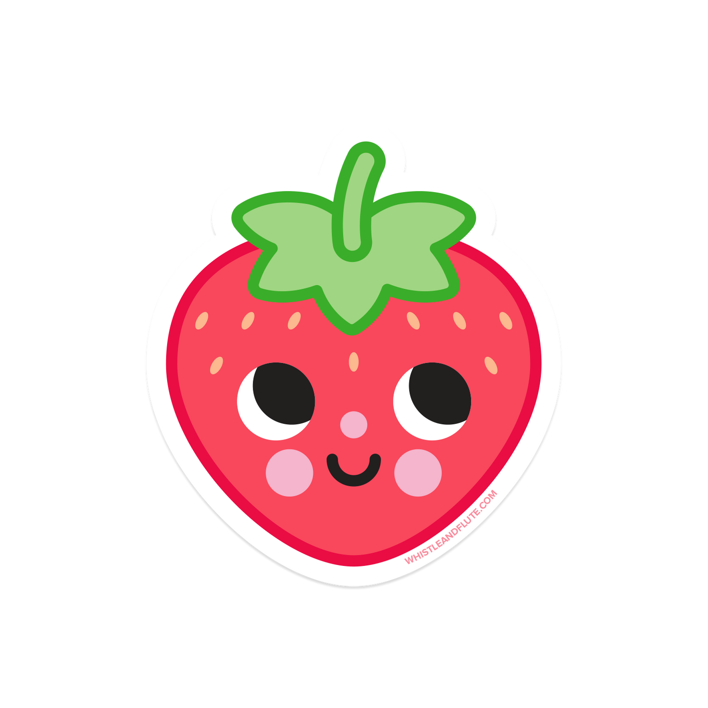 Strawberry Vinyl Sticker