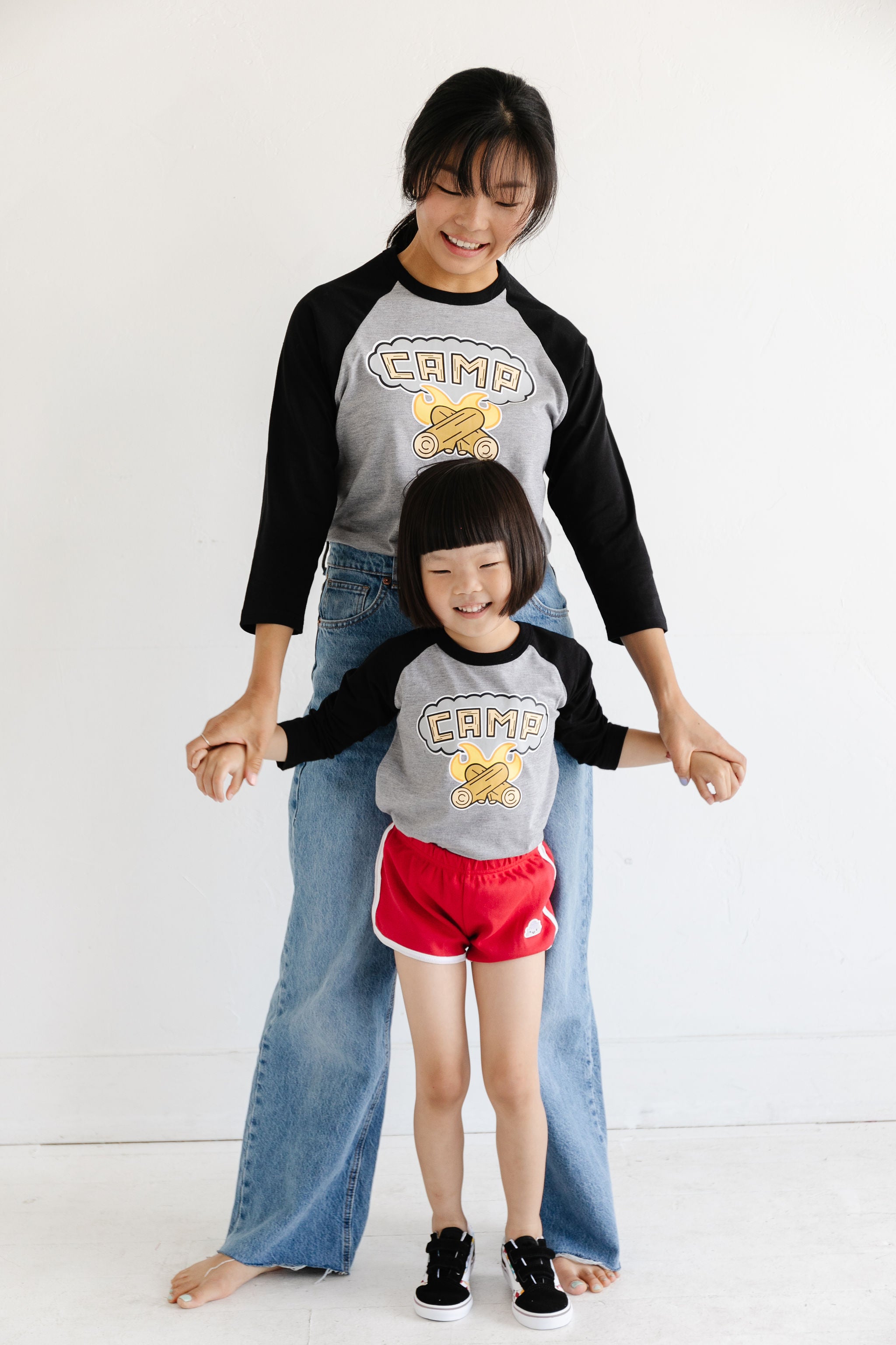Camp Fire Baseball T-Shirt