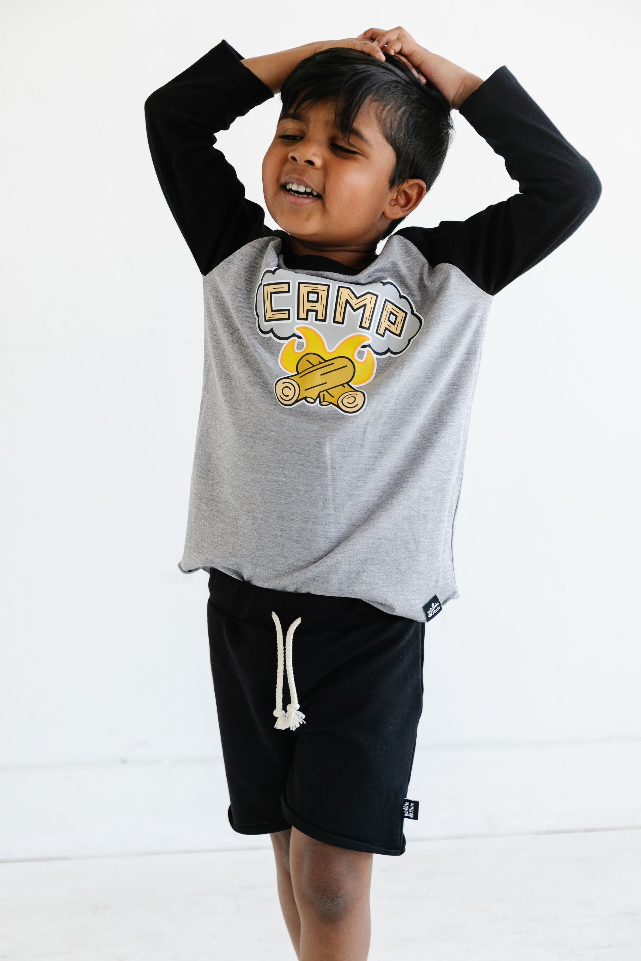Camp Fire Baseball T-Shirt