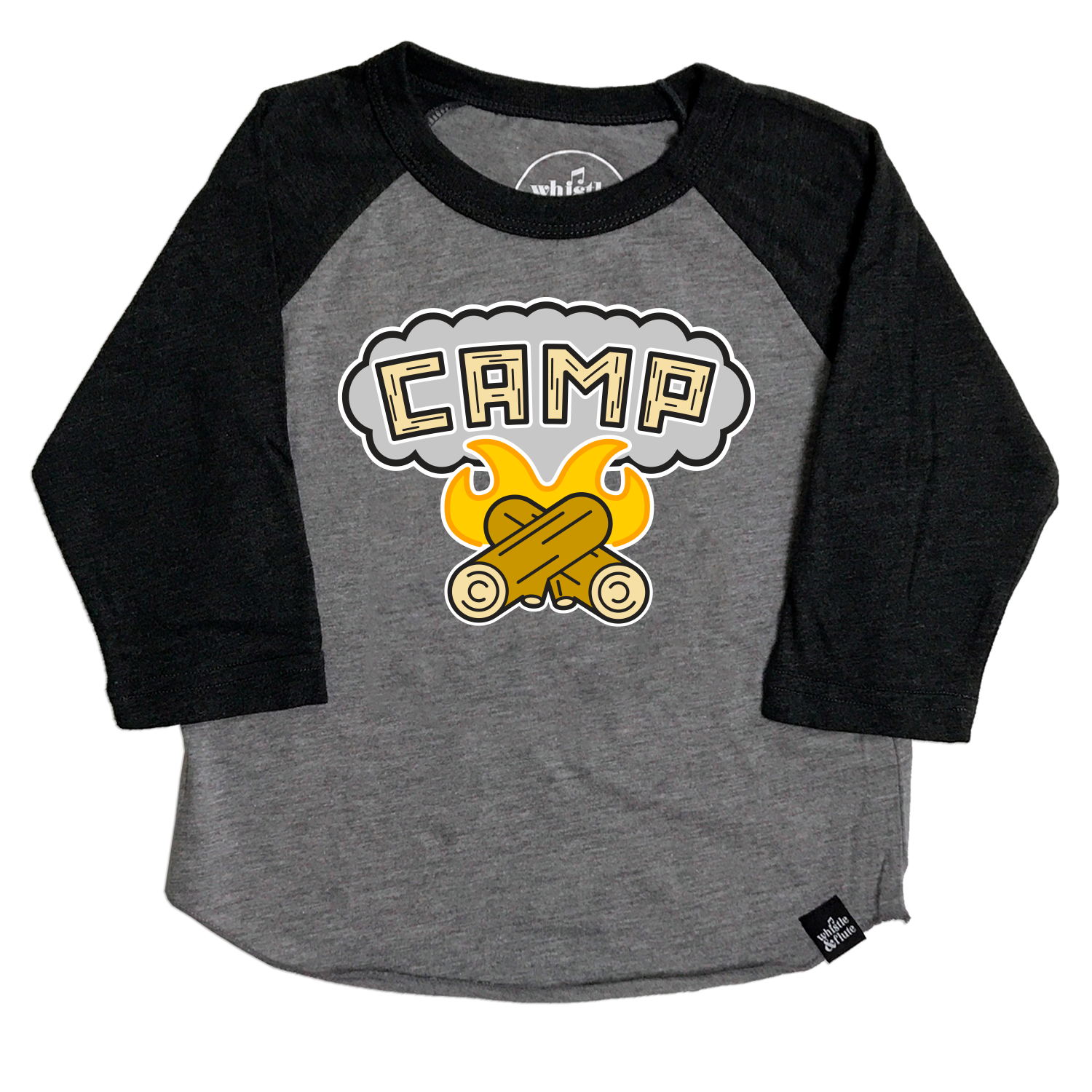 Camp Fire Baseball T-Shirt