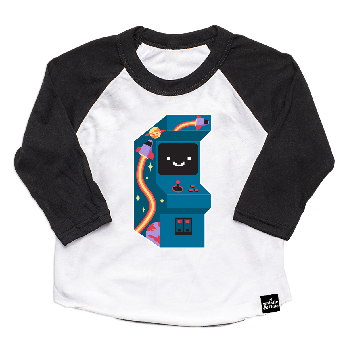 Kawaii Arcade Game Baseball T-Shirt