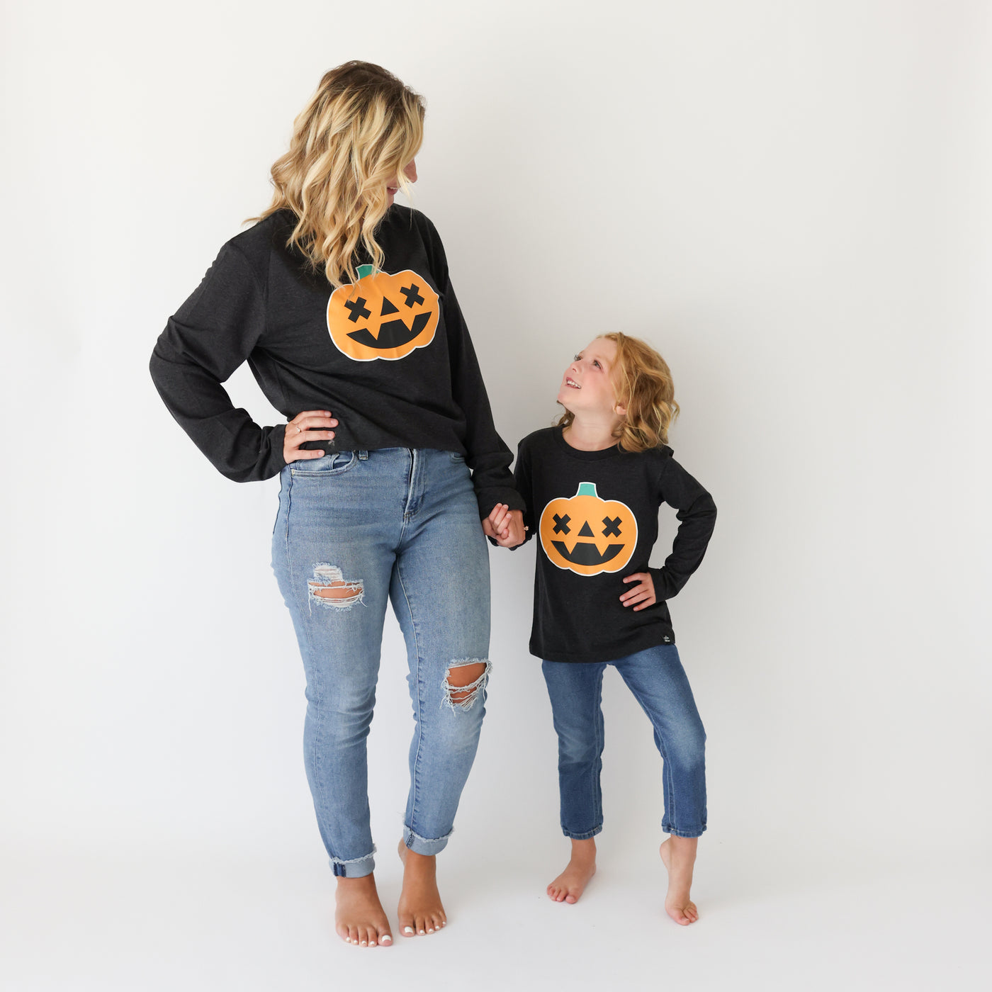 Pumpkin Colour Longsleeve T-shirt