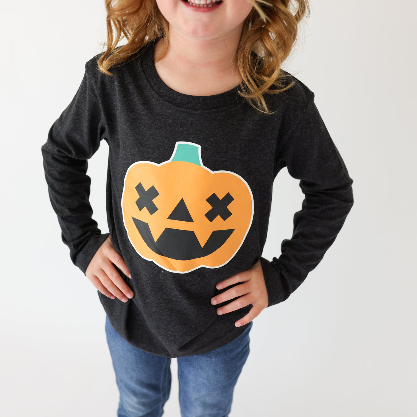 Pumpkin Colour Longsleeve T-shirt