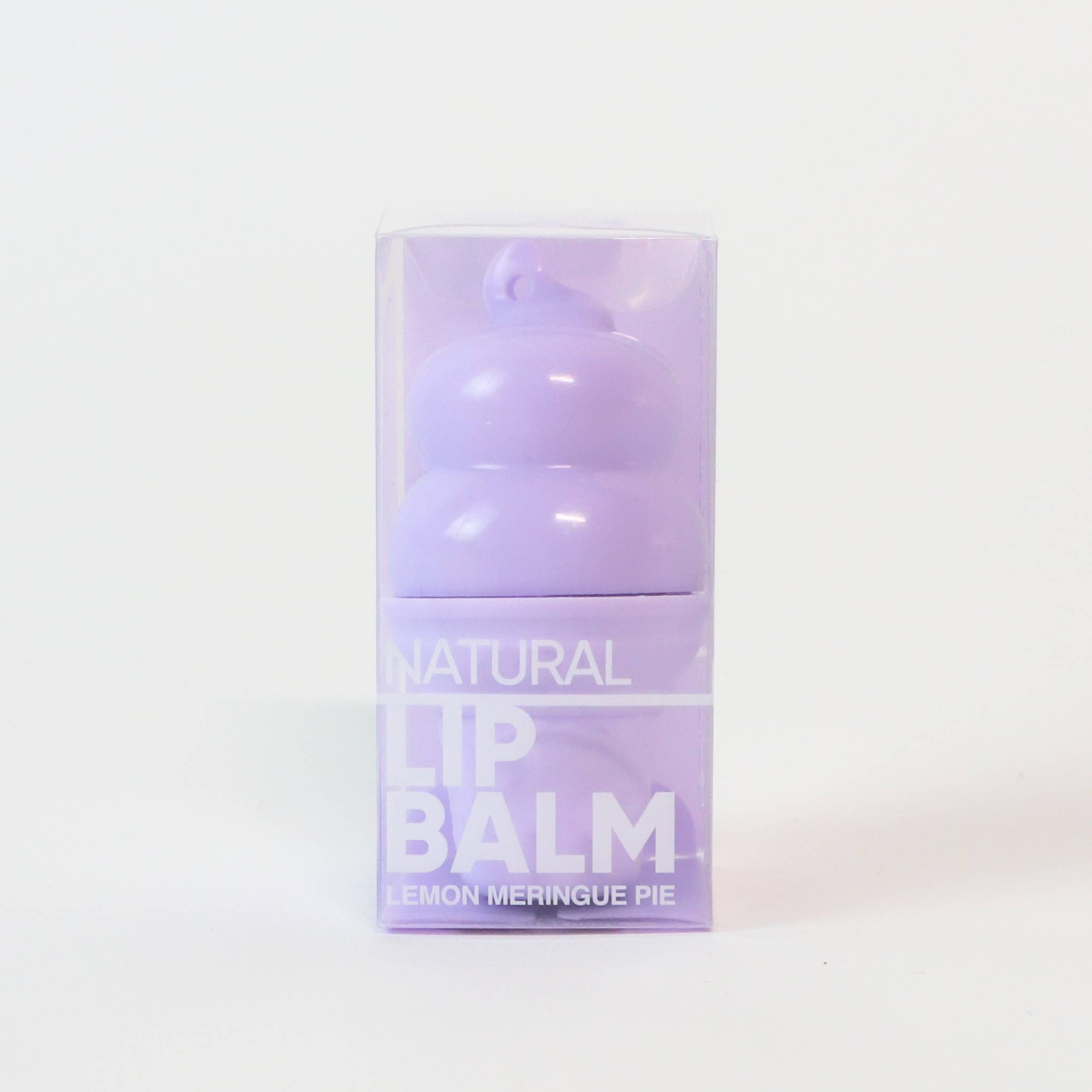 Purple Ice Cream Lip Balm 100% Natural LEMON MERINGUE PIE