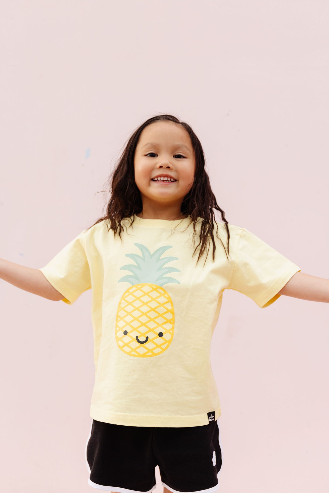 Kawaii Pineapple T-Shirt - Yellow
