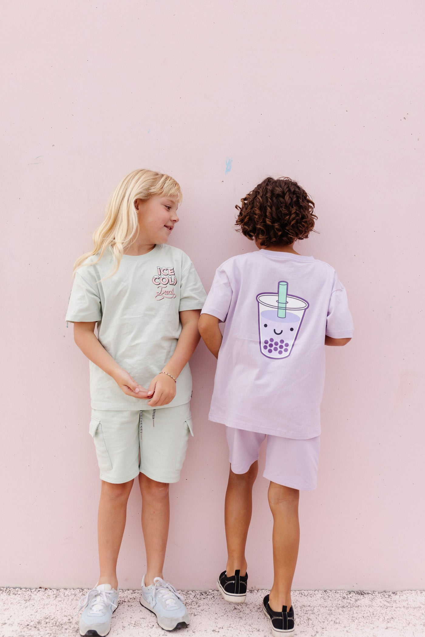 Kawaii Boba Bubble Letter T-Shirt