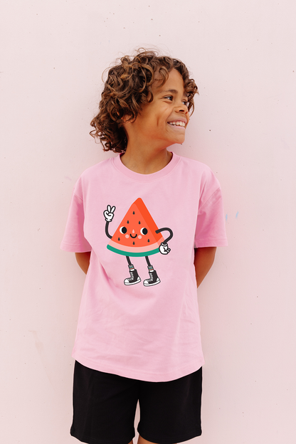 Kawaii Watermelon Peace T-Shirt