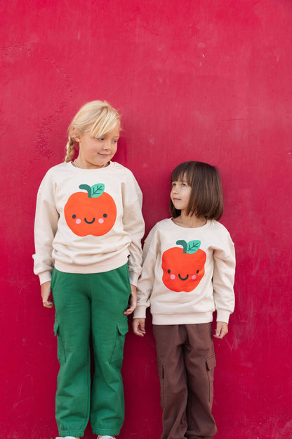Kawaii Happy Apple Sweatshirt