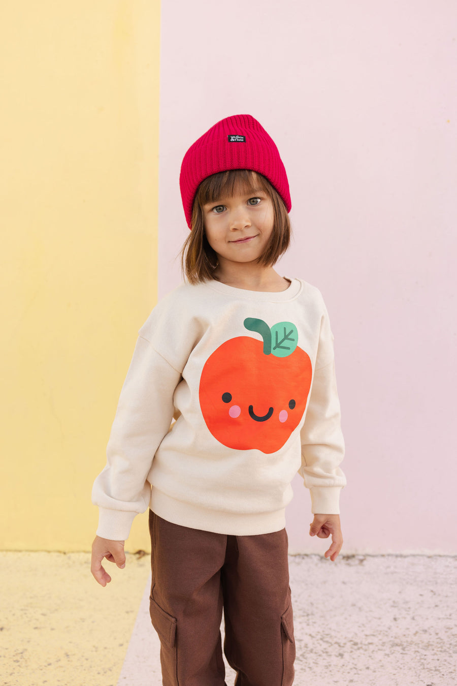 Kawaii Happy Apple Sweatshirt