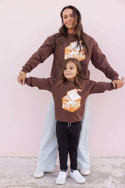 Adult Kawaii Chocolate Milk Sweatshirt