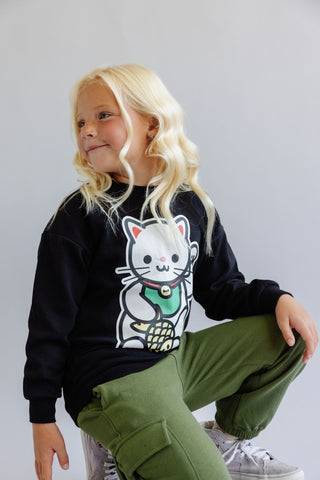 Lucky Cat Sweatshirt