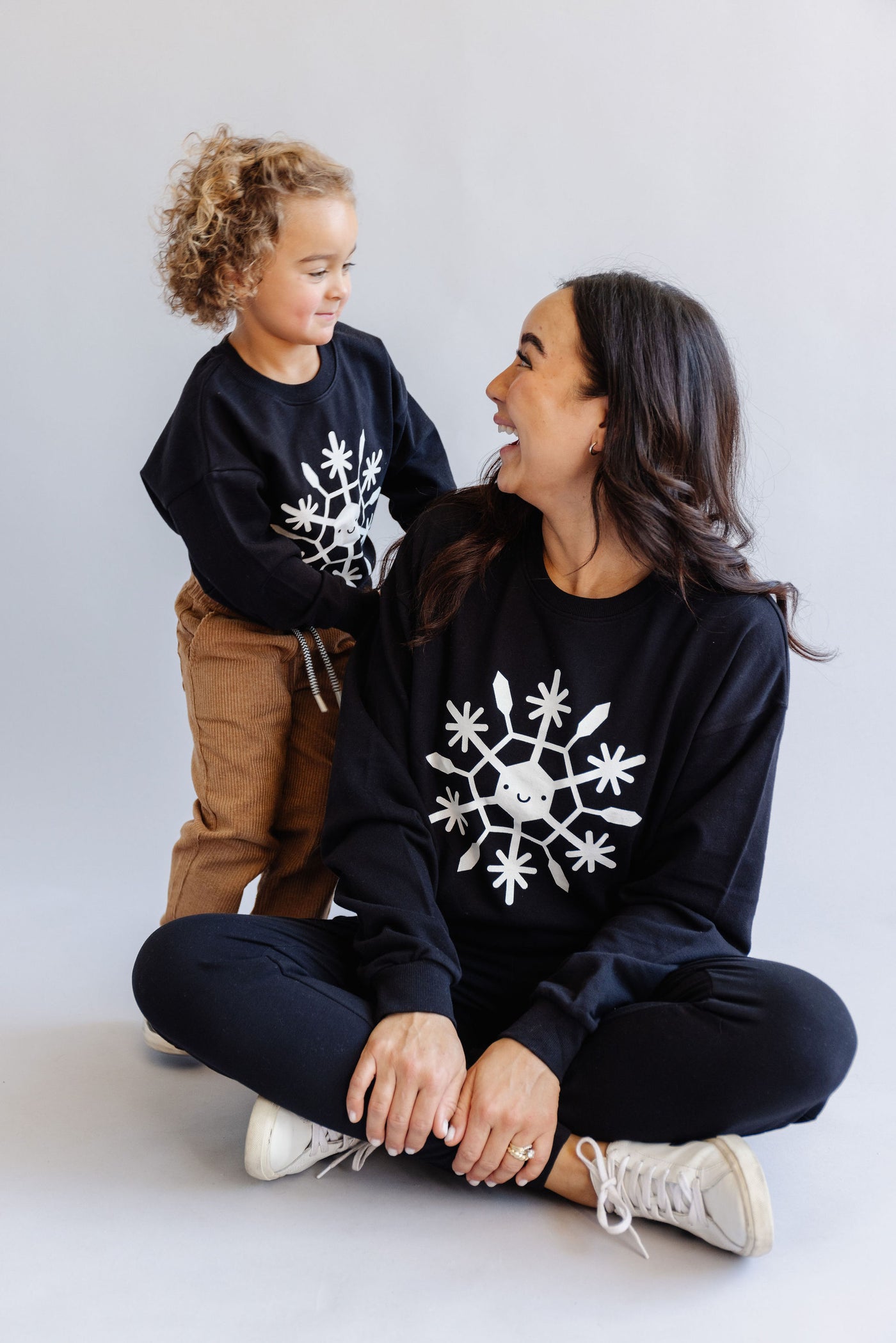 Adult Kawaii Snowflake Sweatshirt