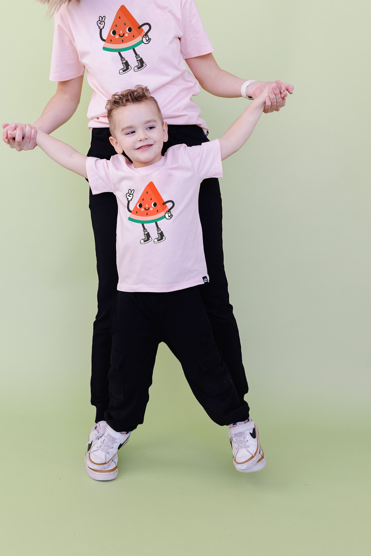 Whistle & Flute Kawaii Watermelon Peace Adult Unisex T-Shirt 