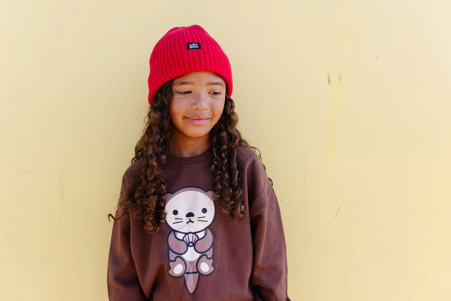 Ribbed Knit Toque - Red