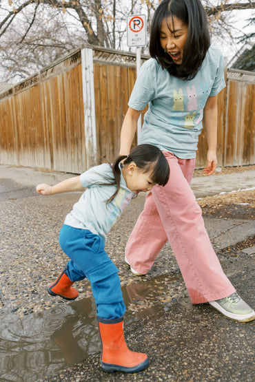 Bamboo Drawstring Cargo Joggers -Dusk