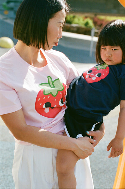 Kawaii Strawberry T-Shirt Adult
