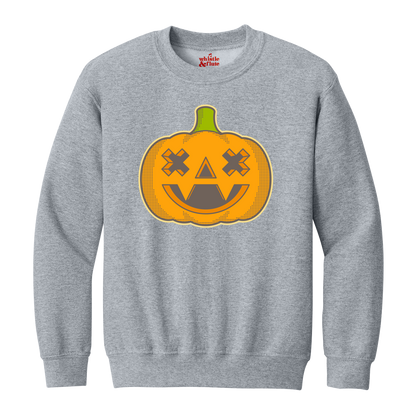 Retro Pumpkin Sweatshirt Adult