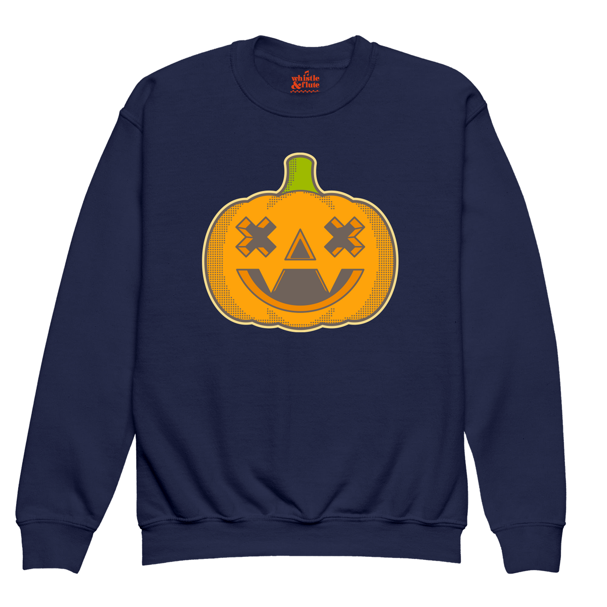 Retro Pumpkin Sweatshirt Adult