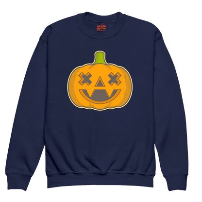 Retro Pumpkin Sweatshirt Adult