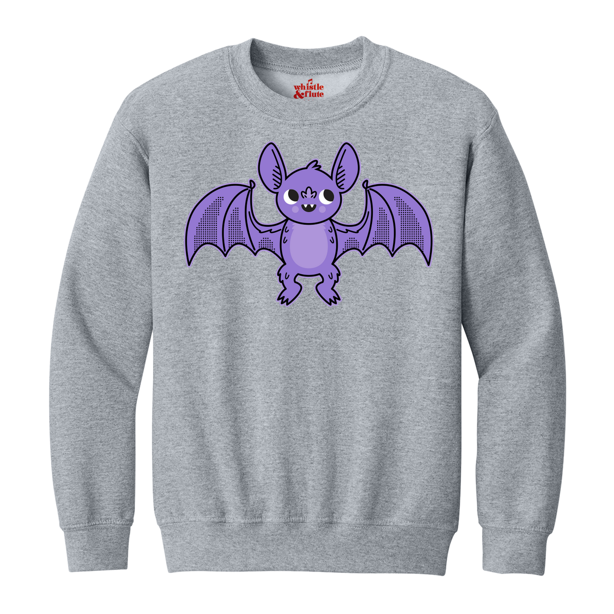 Kawaii Bat Friend Sweatshirt Adult