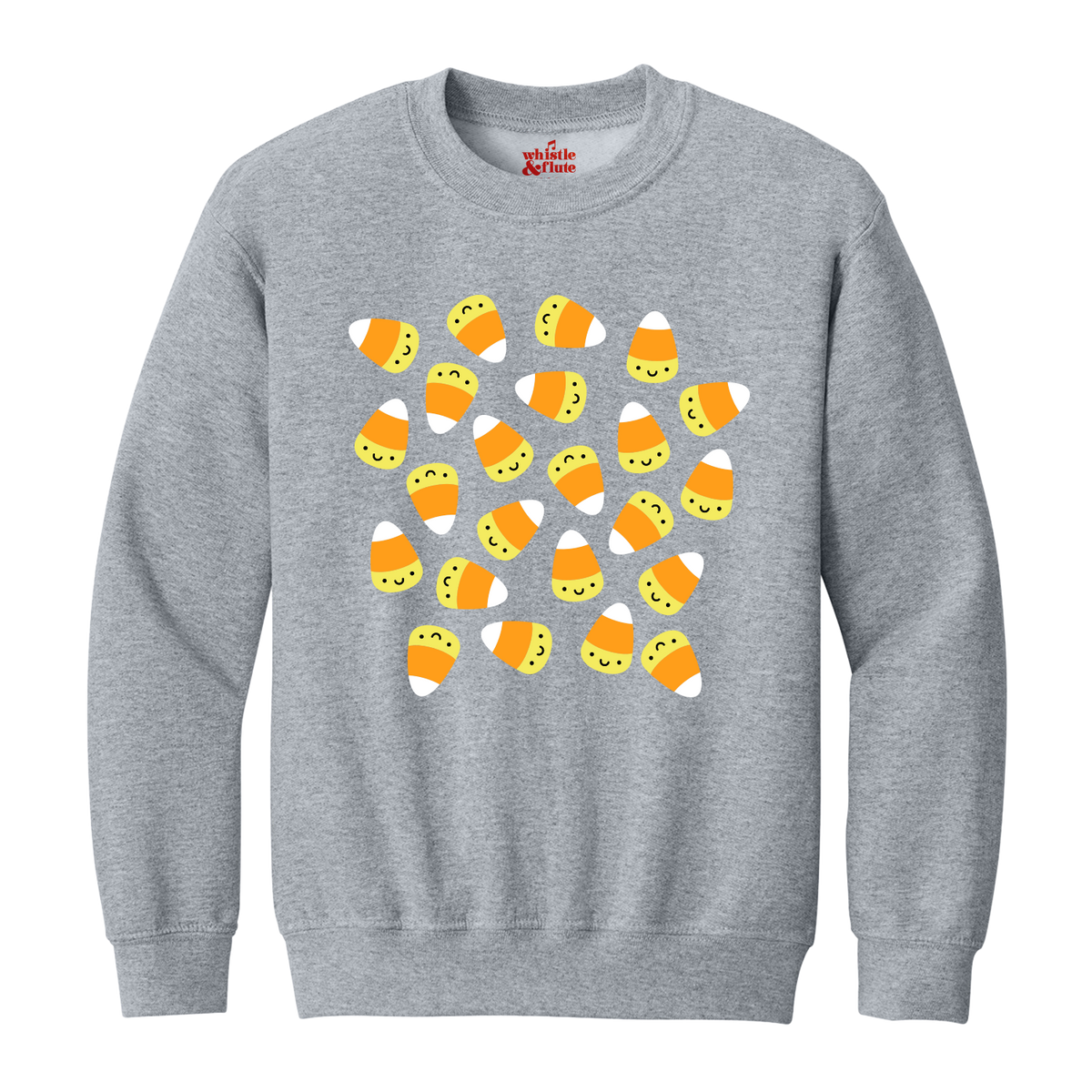 Candy Corn Sweatshirt Adult