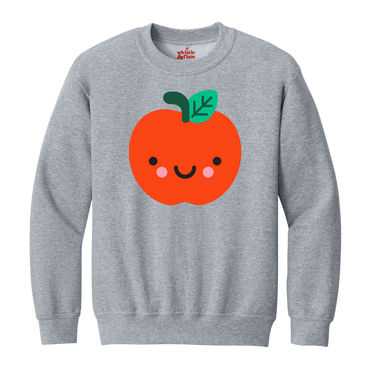 Kawaii Apple Sweatshirt Adult
