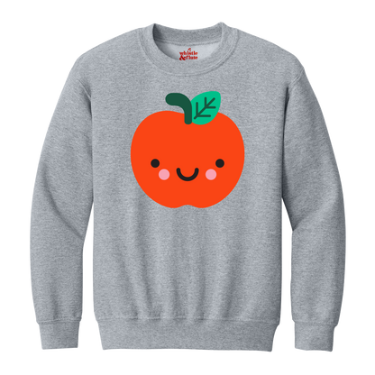 Kawaii Apple Sweatshirt Adult