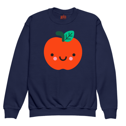 Kawaii Apple Sweatshirt Adult