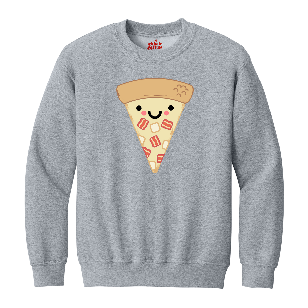 By The Slice Custom Pizza Sweatshirt Adult