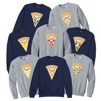 By The Slice Custom Pizza Sweatshirt Adult