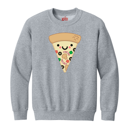 By The Slice Custom Pizza Sweatshirt Adult