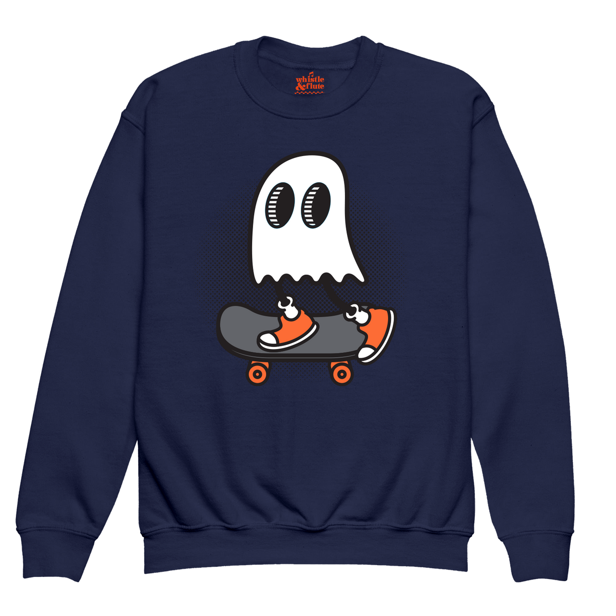 Skate Ghost Sweatshirt Adult