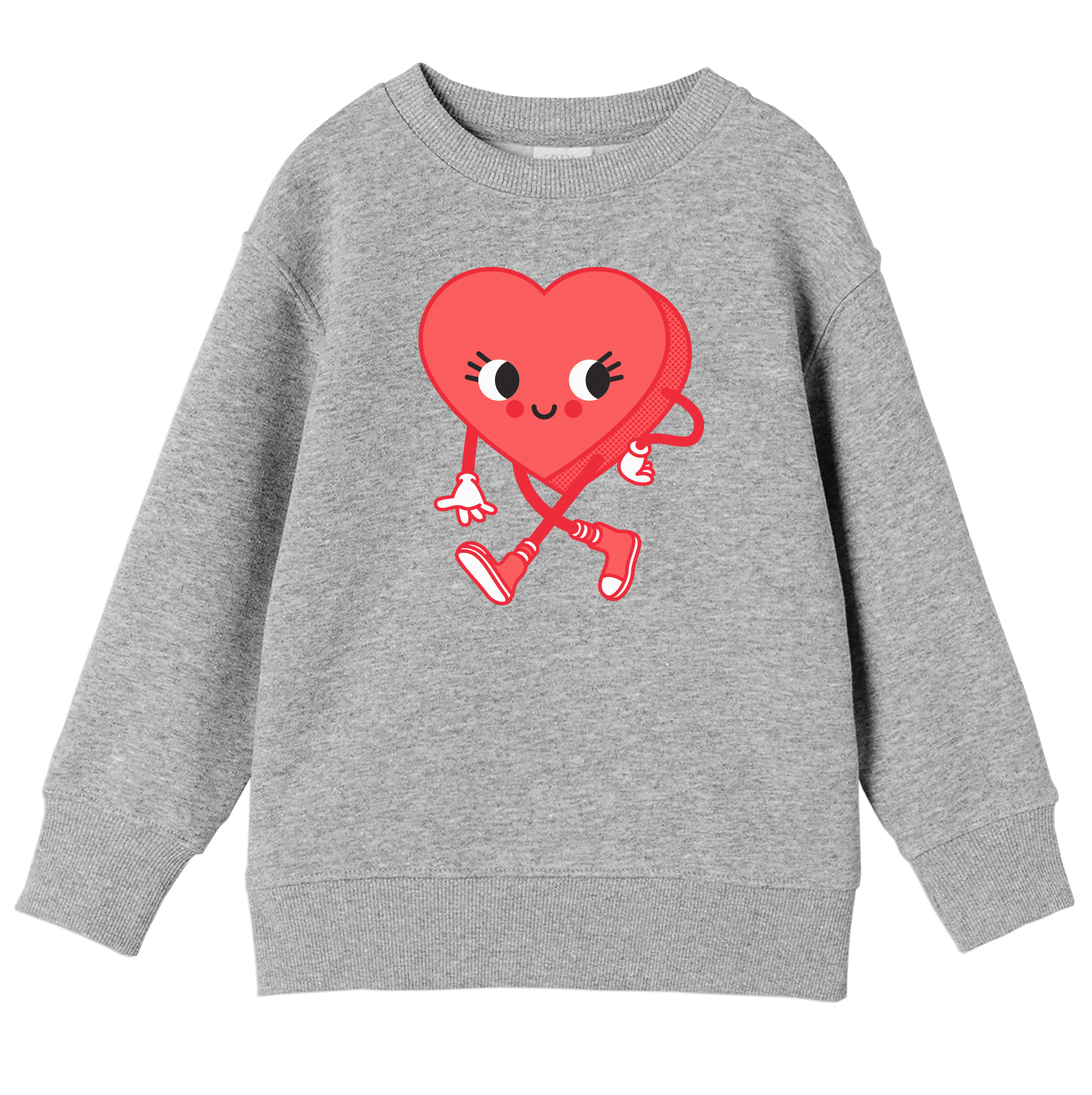 Adult Kawaii Heart Friend Sweatshirt