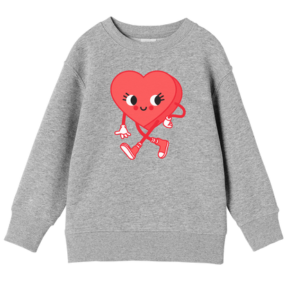 Adult Kawaii Heart Friend Sweatshirt