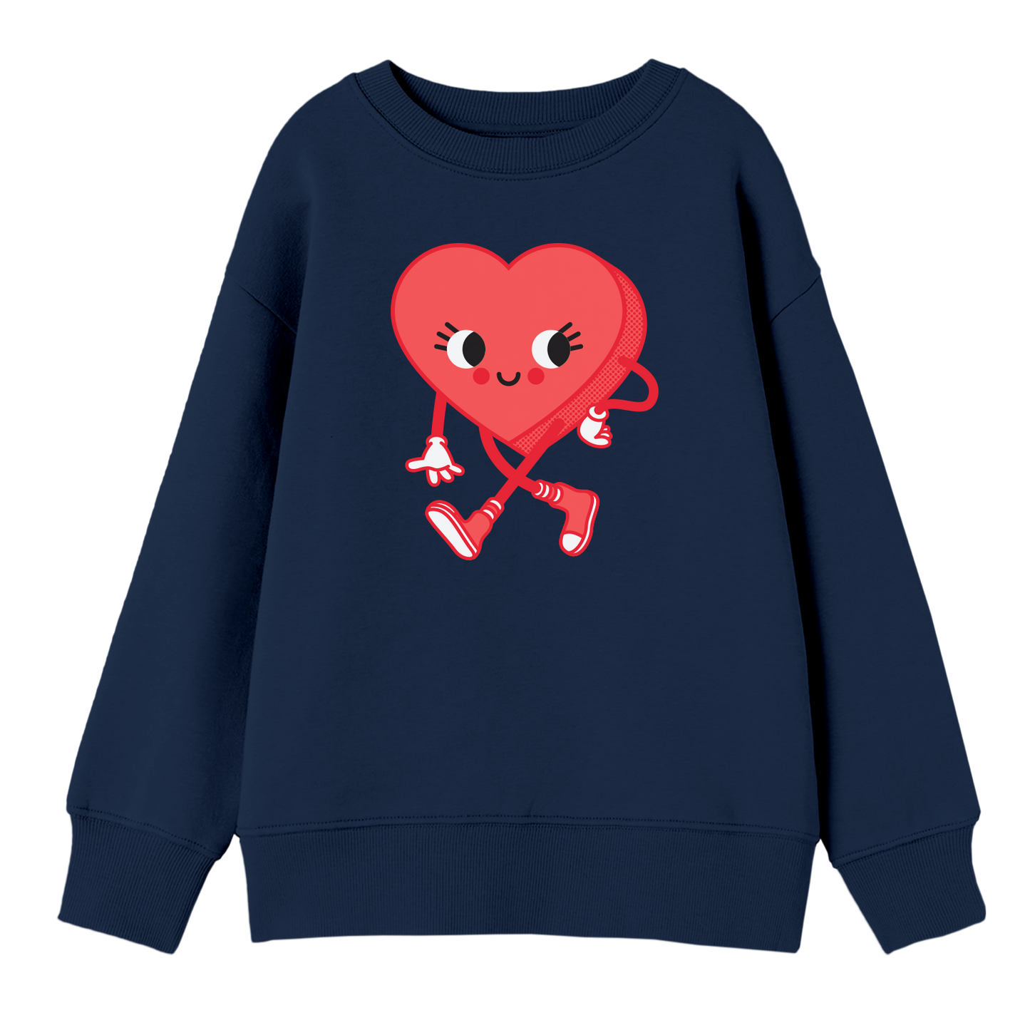 Adult Kawaii Heart Friend Sweatshirt
