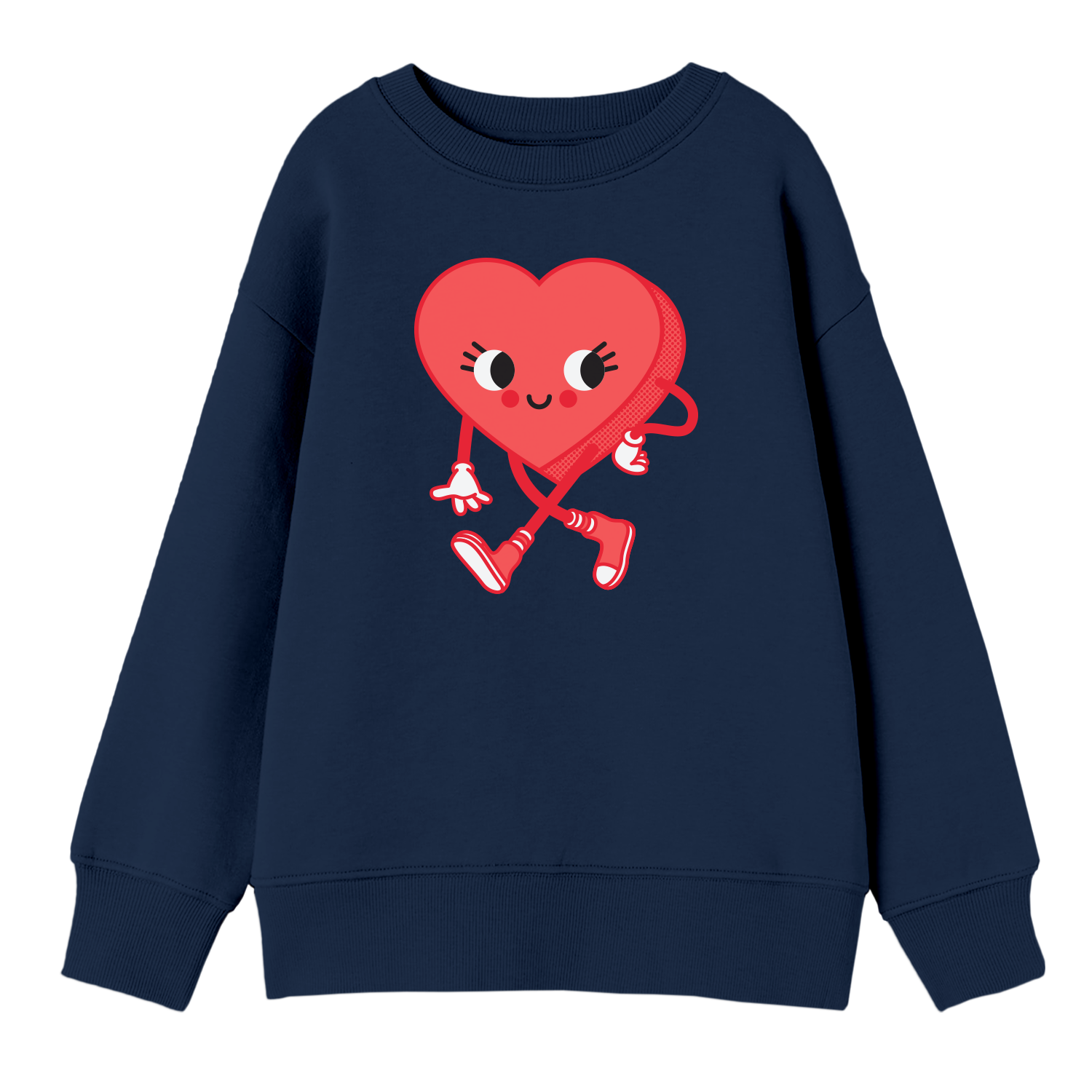 Adult Kawaii Heart Friend Sweatshirt
