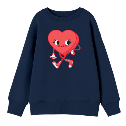 Adult Kawaii Heart Friend Sweatshirt