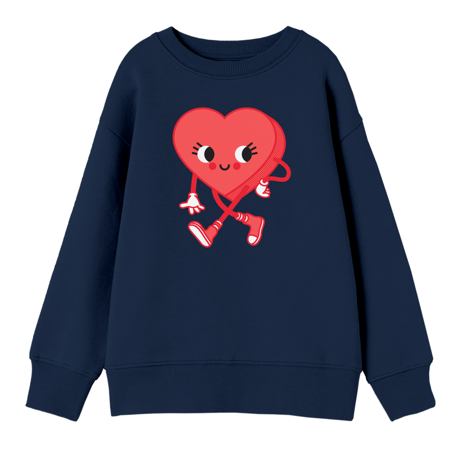 Adult Kawaii Heart Friend Sweatshirt