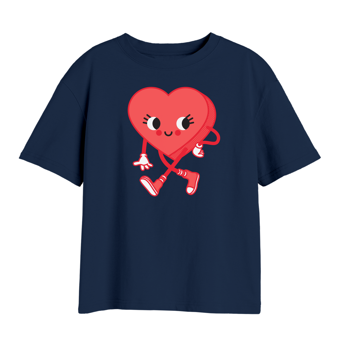 Adult Kawaii Heart Friend T-Shirt