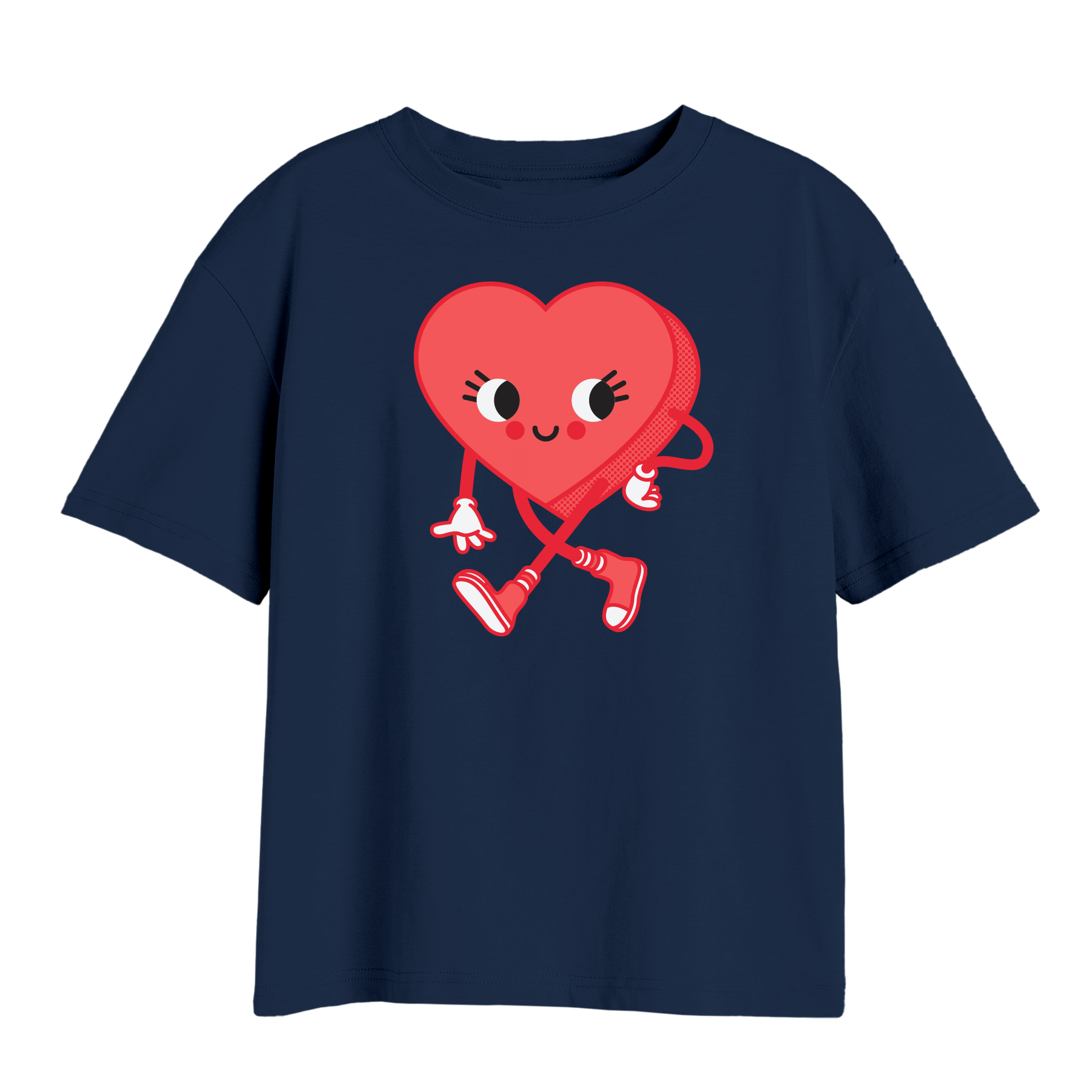 Adult Kawaii Heart Friend T-Shirt
